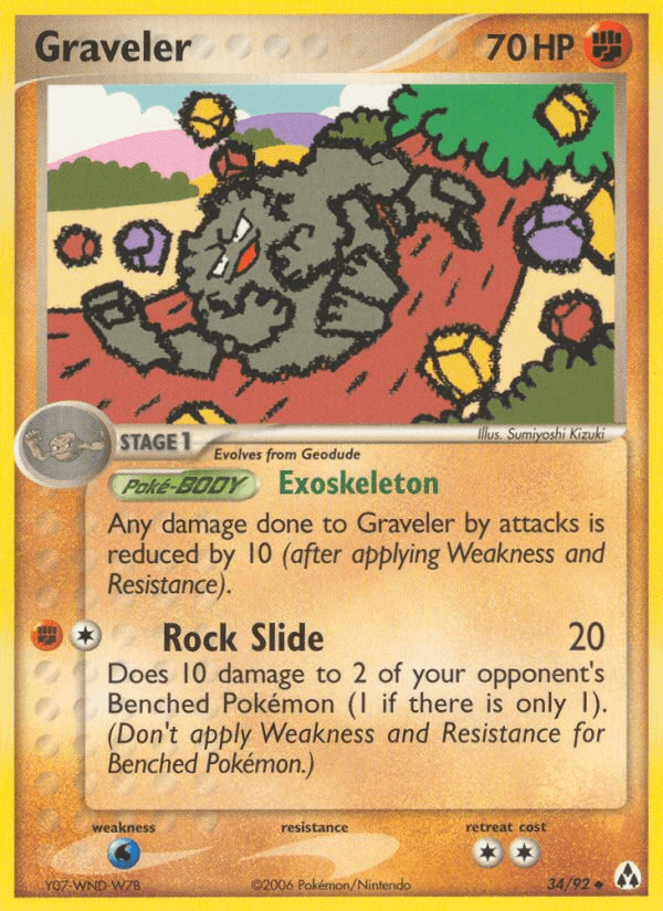 Graveler Pokémon card