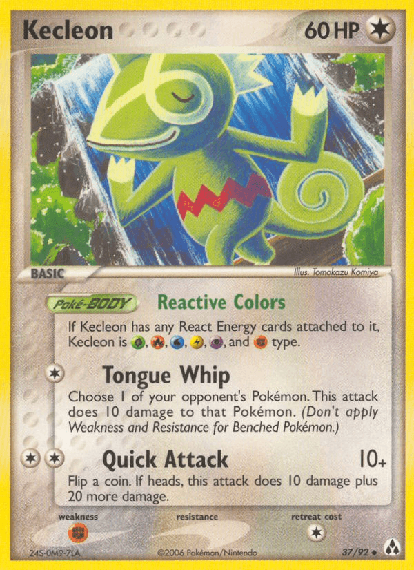 Kecleon Pokémon card