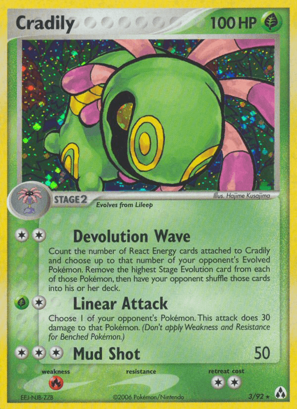 Cradily Pokémon card