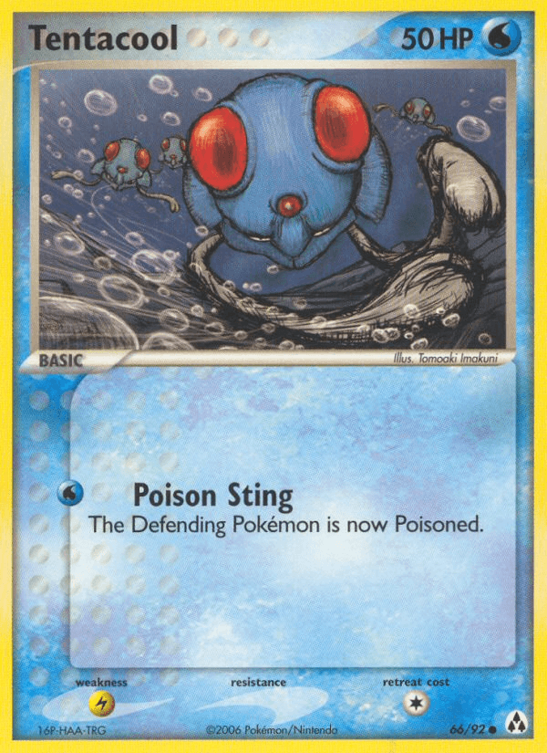 Tentacool Pokémon card