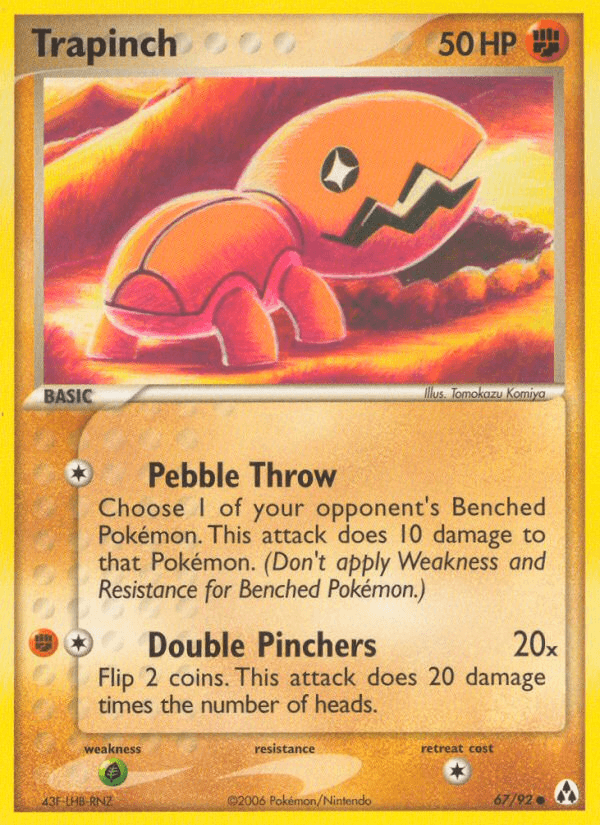 Trapinch Pokémon card