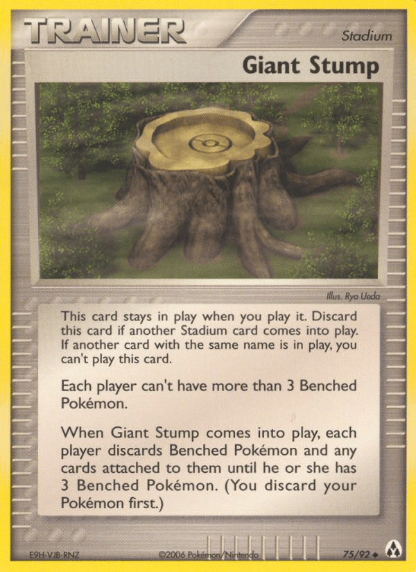 Giant Stump Pokémon card