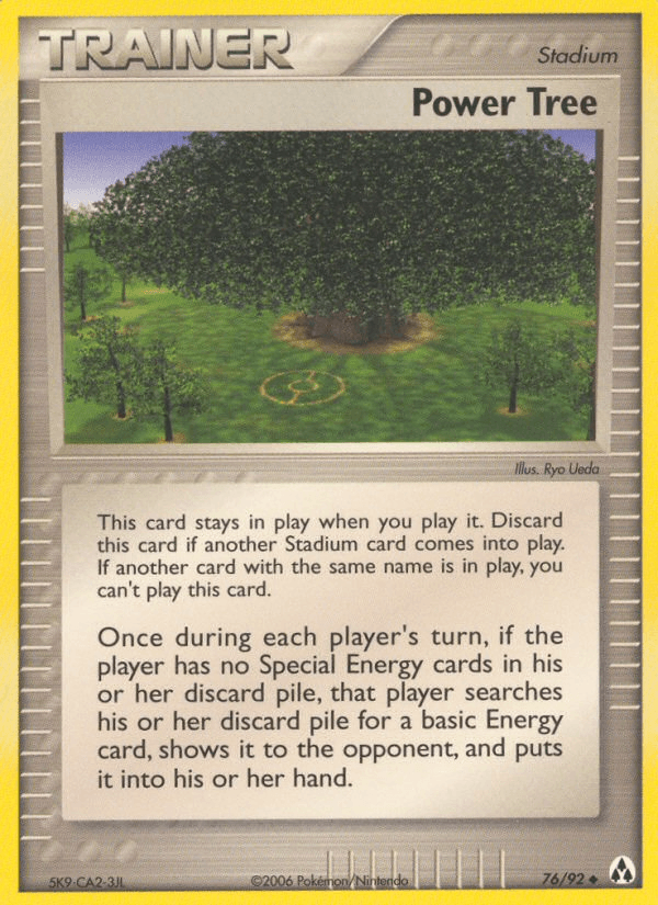 Power Tree Pokémon card