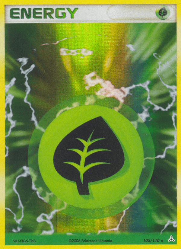 Grass Energy Pokémon card