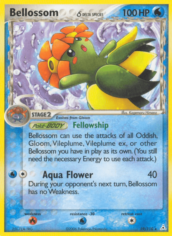 Bellossom δ Pokémon card