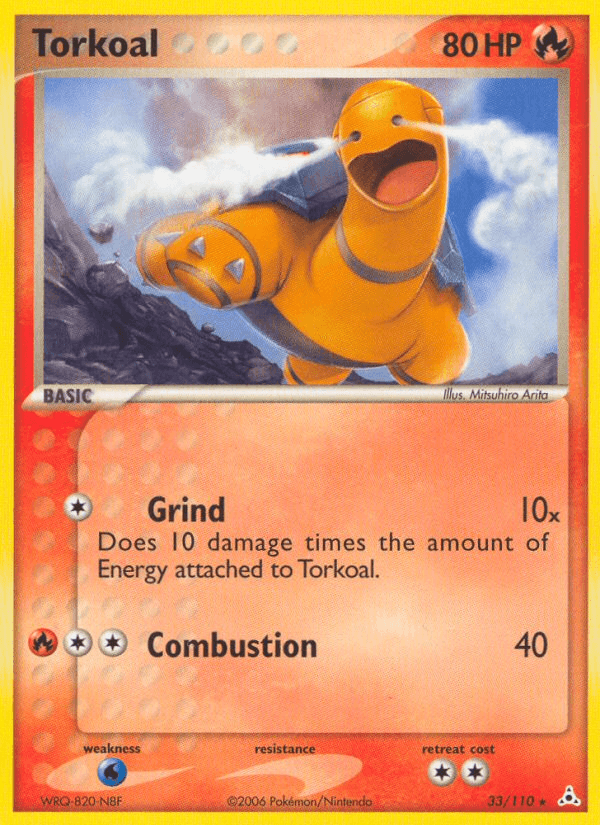 Torkoal Pokémon card
