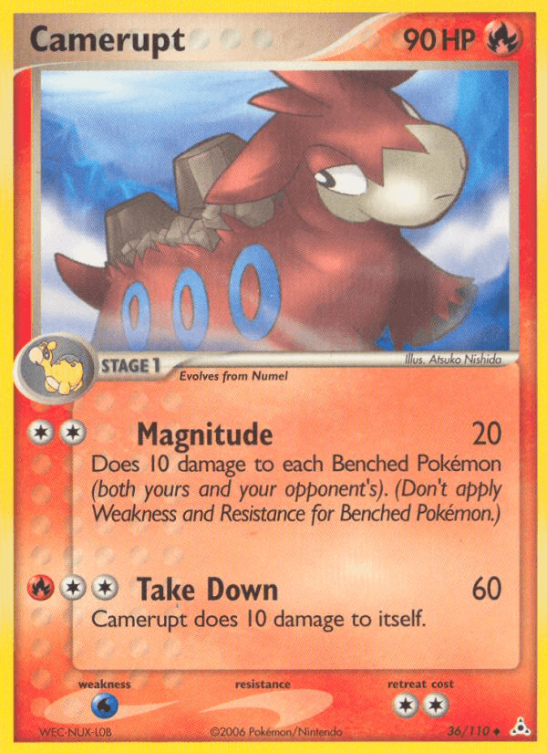 Camerupt Pokémon card