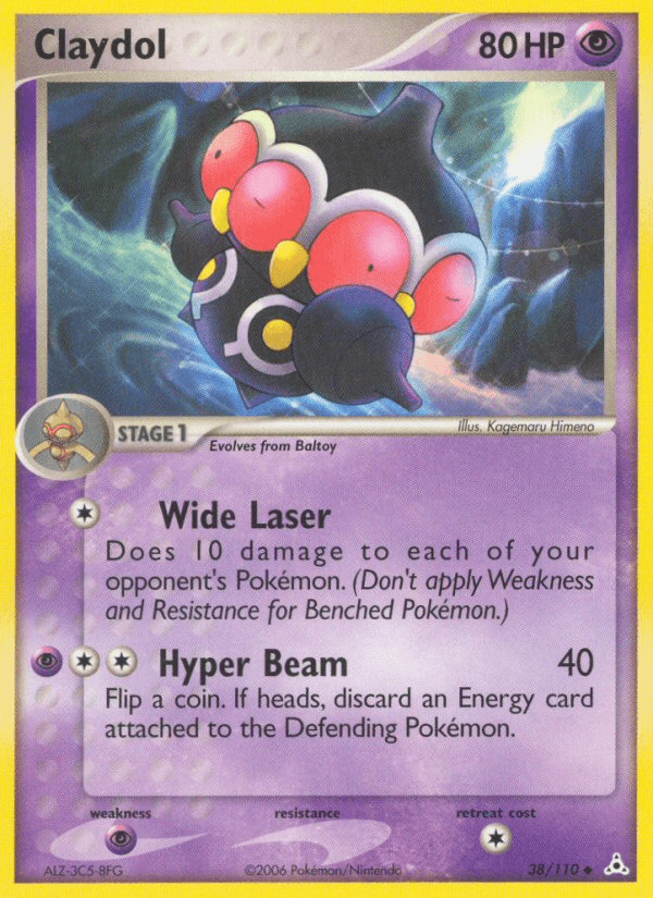Claydol Pokémon card