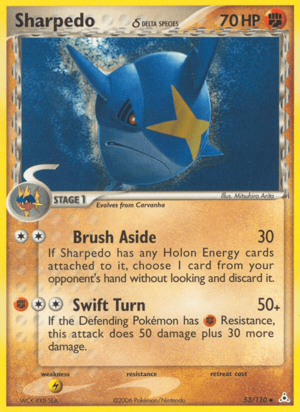 Sharpedo δ Pokémon card