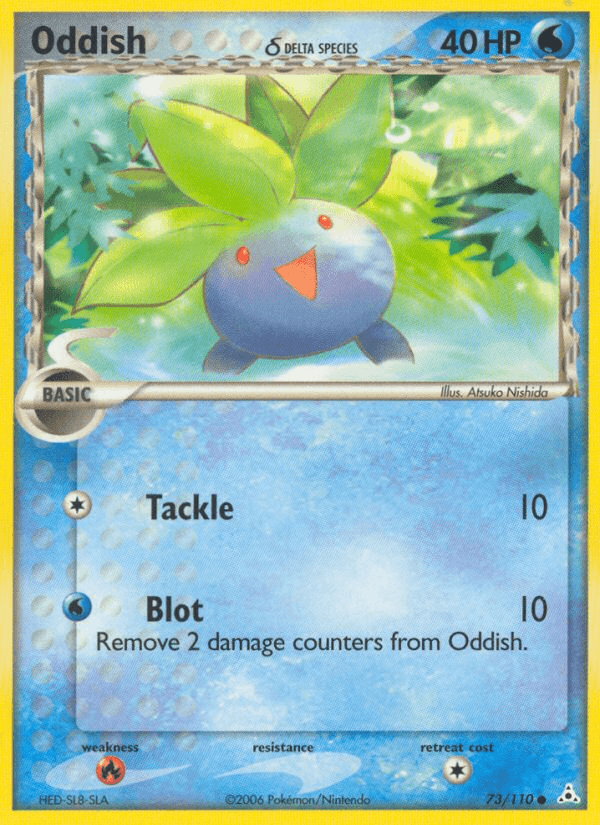 Oddish δ Pokémon card