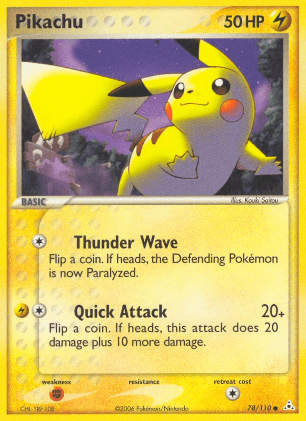 Pikachu Pokémon card