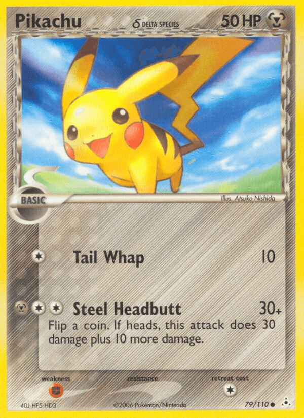 Pikachu δ Pokémon card