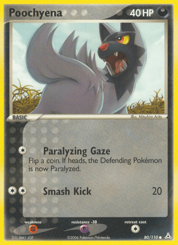 Poochyena Pokémon card