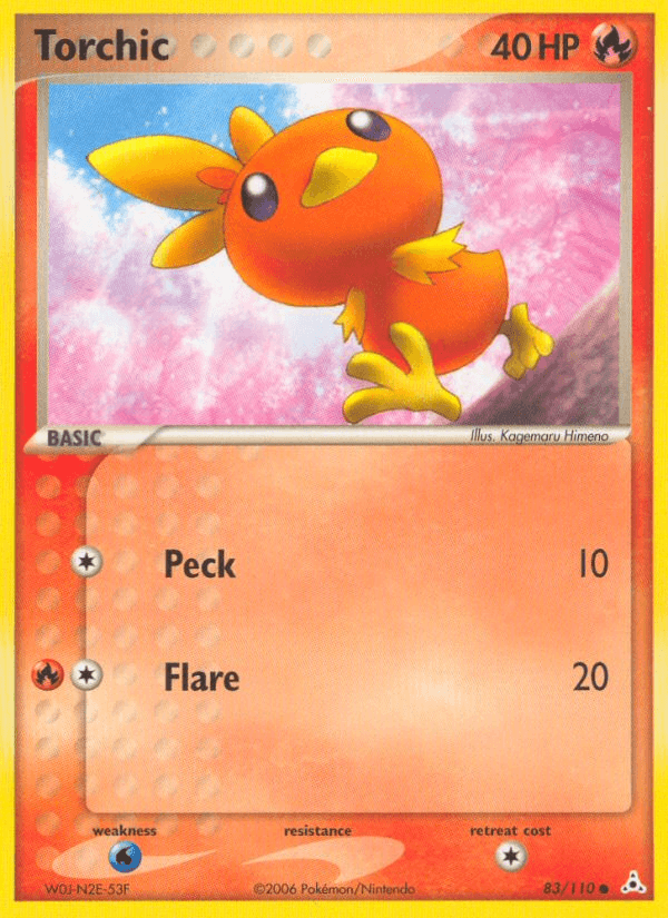 Torchic Pokémon card