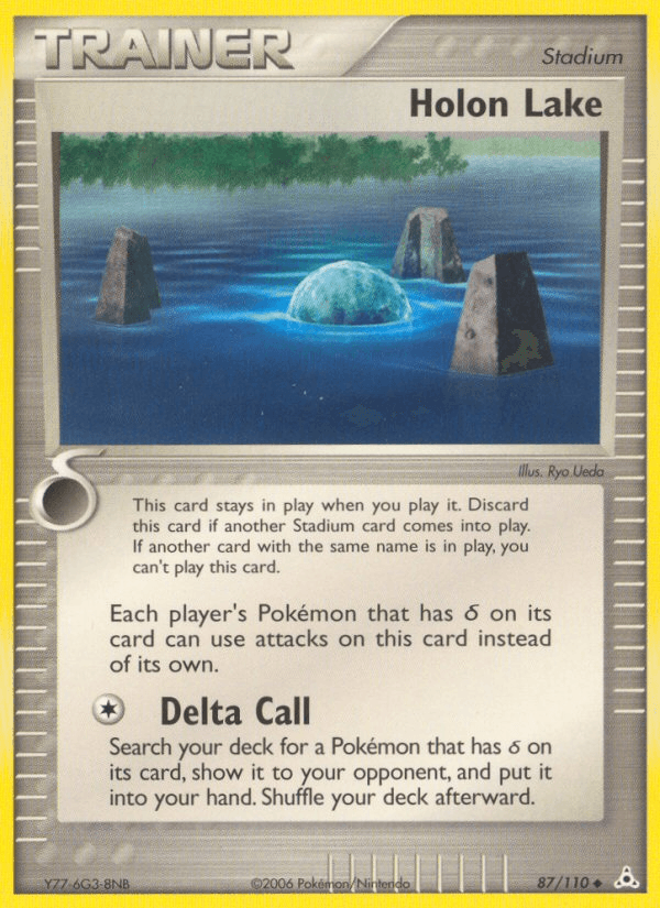 Holon Lake Pokémon card