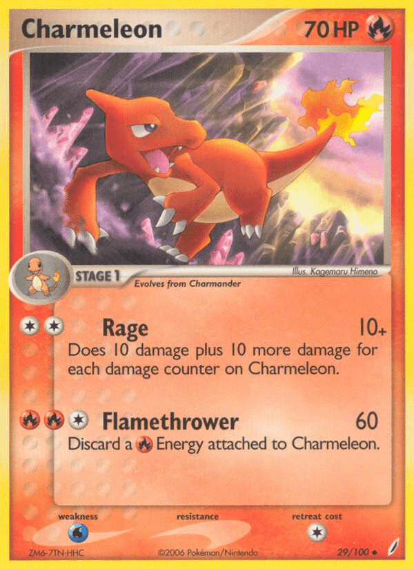 Charmeleon Pokémon card