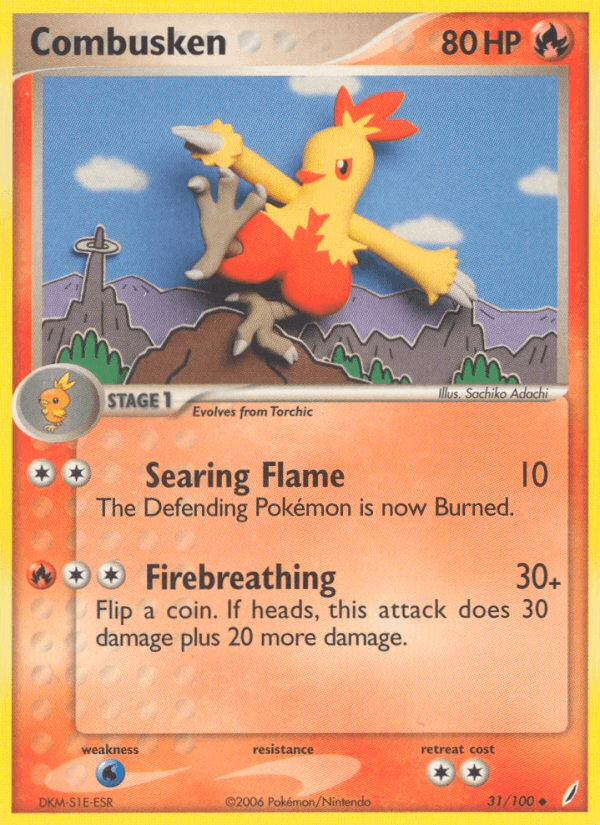 Combusken Pokémon card