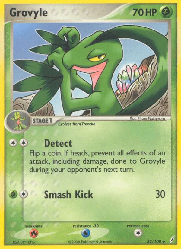 Grovyle Pokémon card
