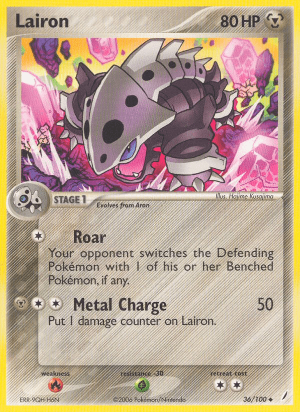 Lairon Pokémon card