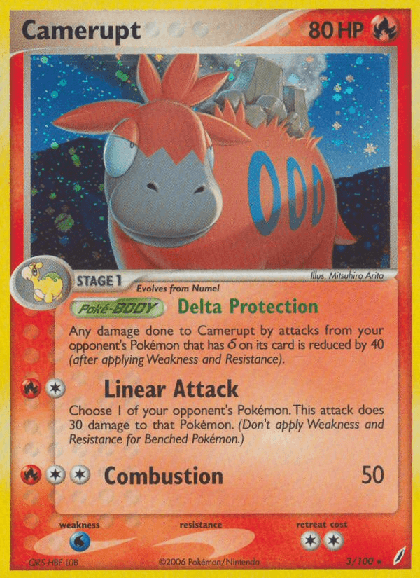 Camerupt Pokémon card