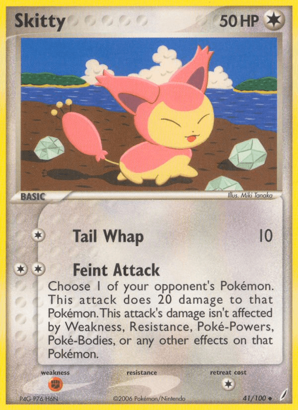Skitty Pokémon card