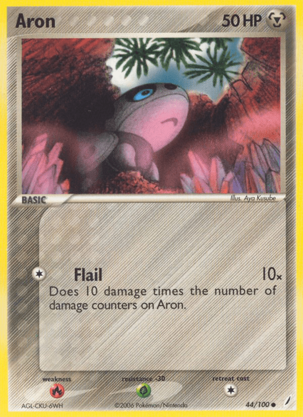 Aron Pokémon card