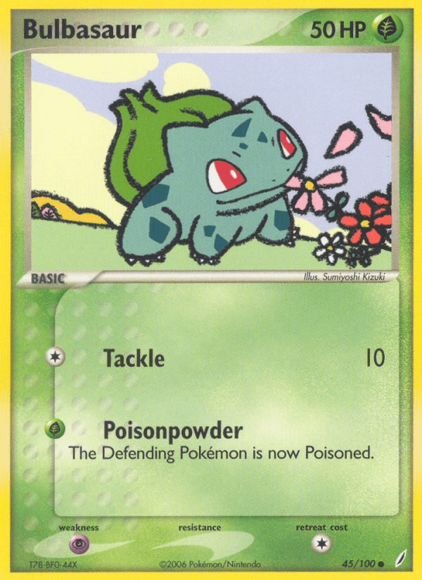 Bulbasaur Pokémon card