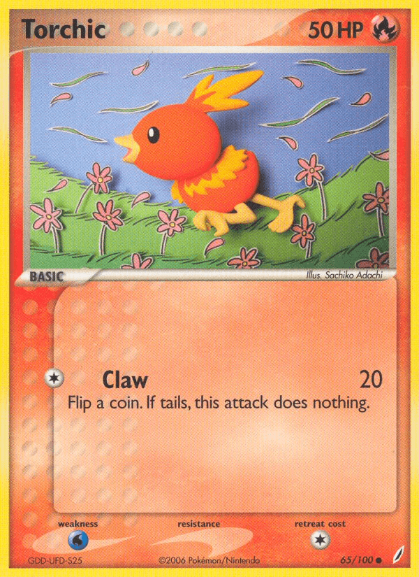 Torchic Pokémon card