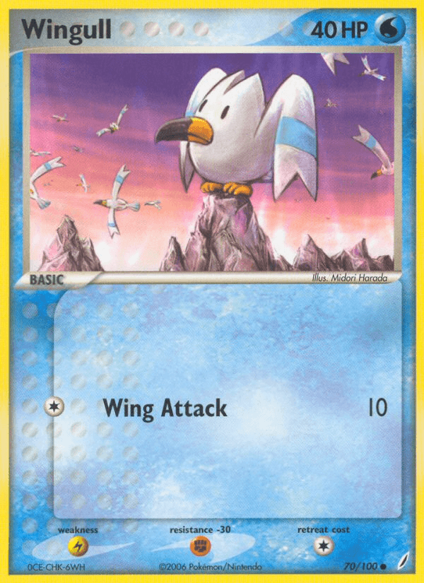 Wingull Pokémon card