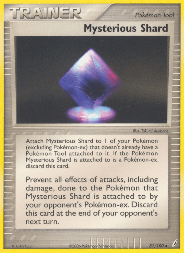 Mysterious Shard Pokémon card