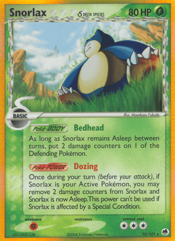 Snorlax δ from Dragon Frontiers