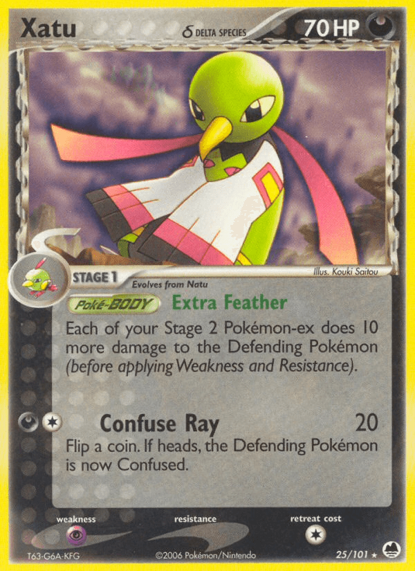 Xatu δ Pokémon card