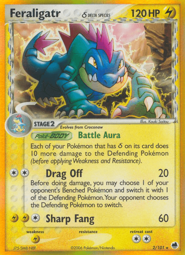 Feraligatr δ Pokémon card
