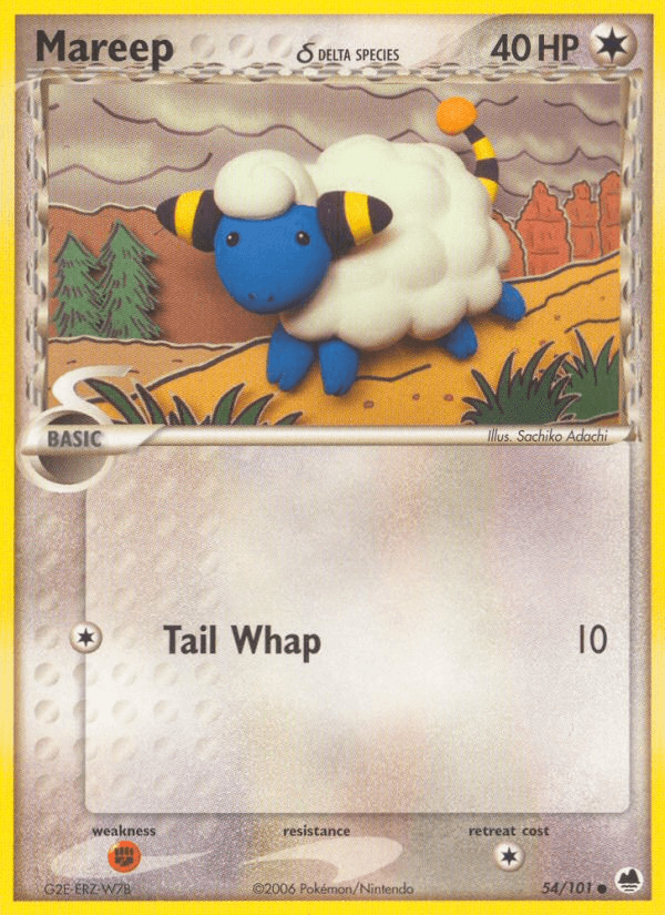 Mareep δ Pokémon card