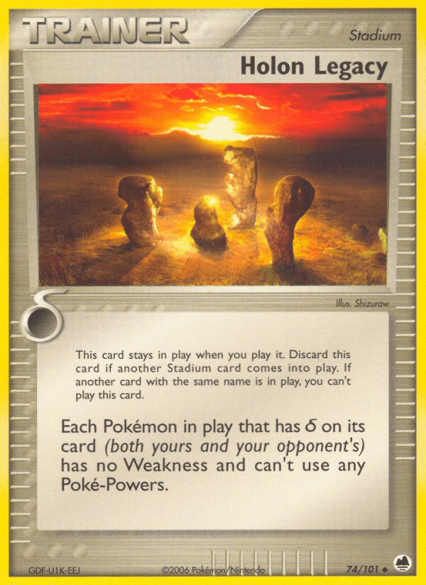 Holon Legacy Pokémon card