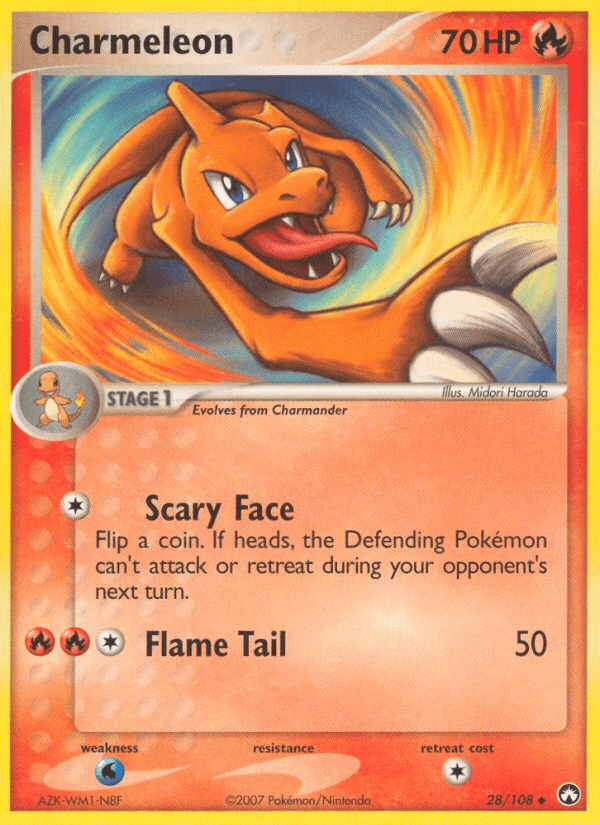 Charmeleon Pokémon card