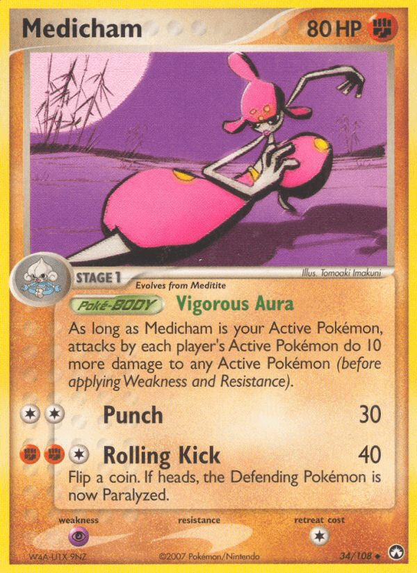 Medicham Pokémon card