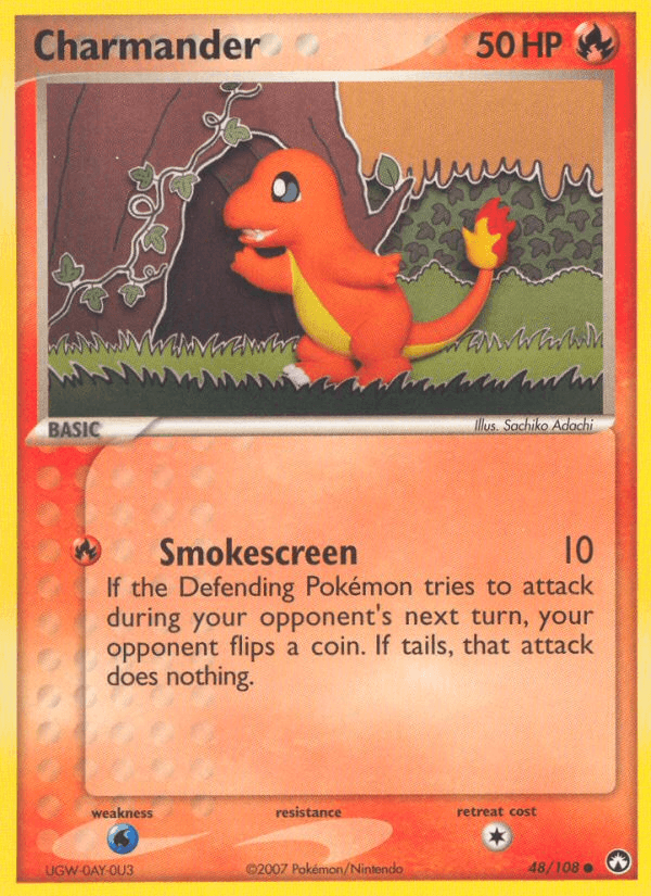 Charmander Pokémon card