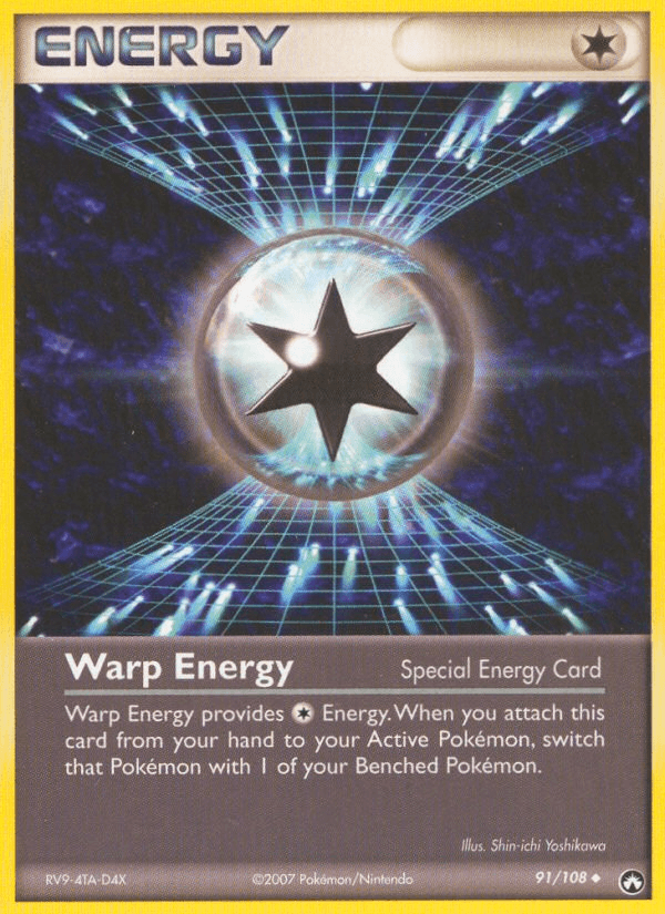 Warp Energy Pokémon card