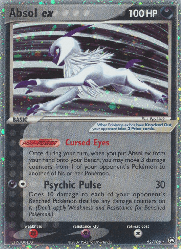 Absol ex Pokémon card