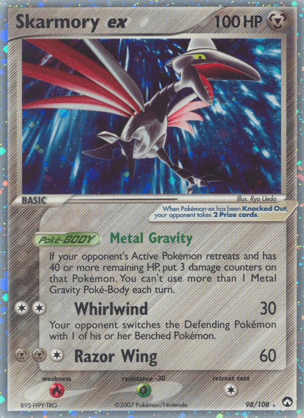 Skarmory ex Pokémon card