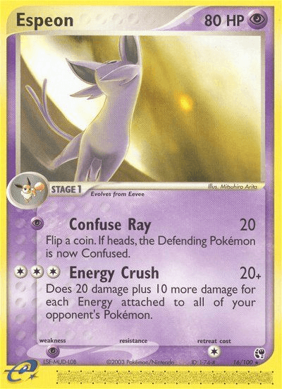 Espeon Pokémon card
