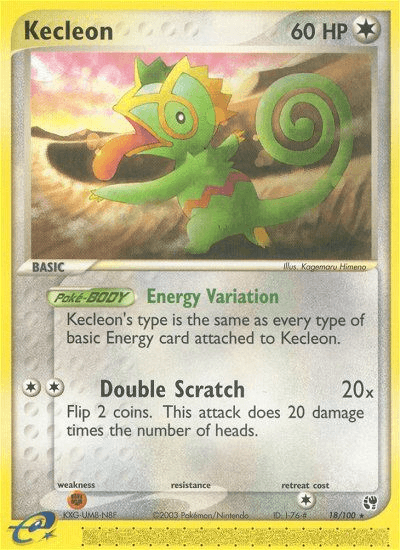Kecleon Pokémon card