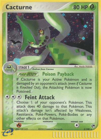 Cacturne Pokémon card