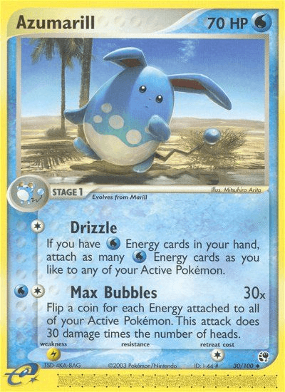 Azumarill Pokémon card