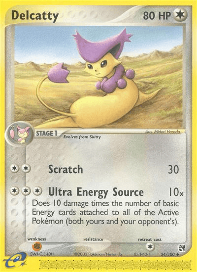 Delcatty Pokémon card