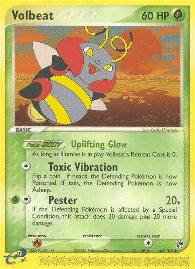 Volbeat Pokémon card