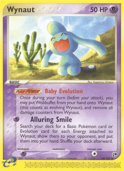 Wynaut Pokémon card