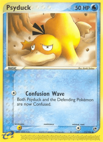 Psyduck Pokémon card