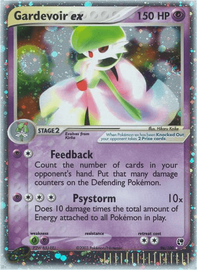 Gardevoir ex Pokémon card